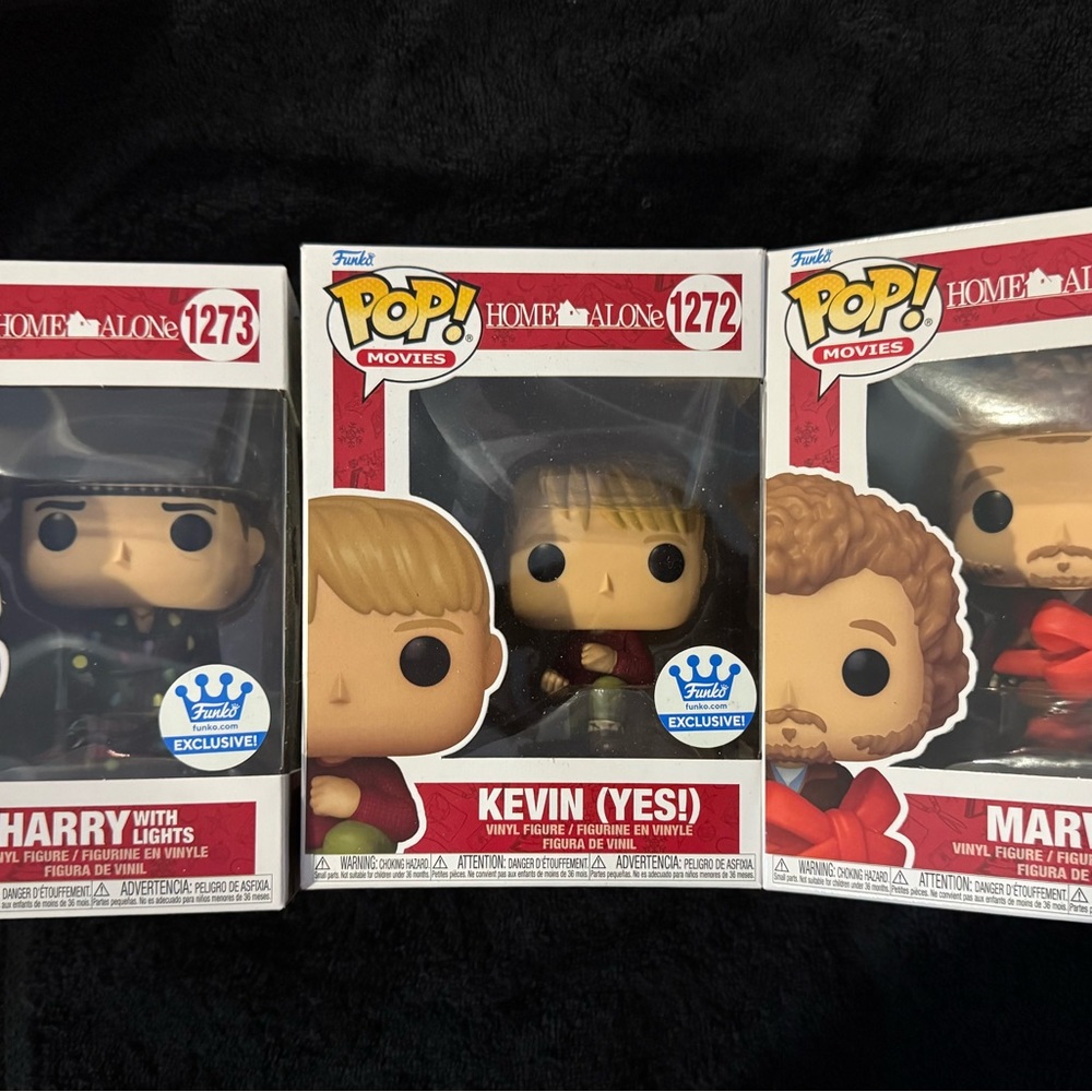 Funko Pop! Movies Home Alone Set - Red, Blue, Black